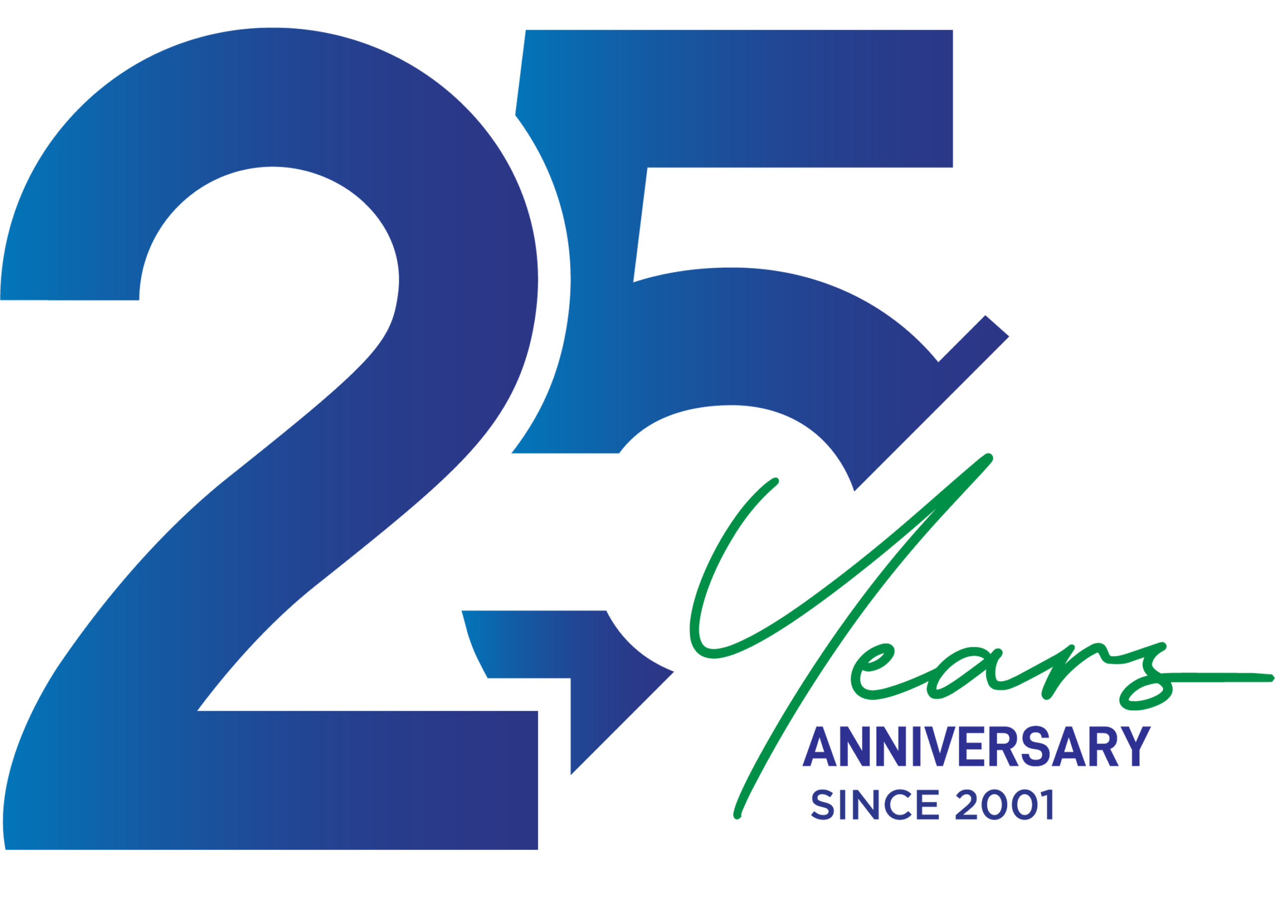 Pcmn 25 years logo